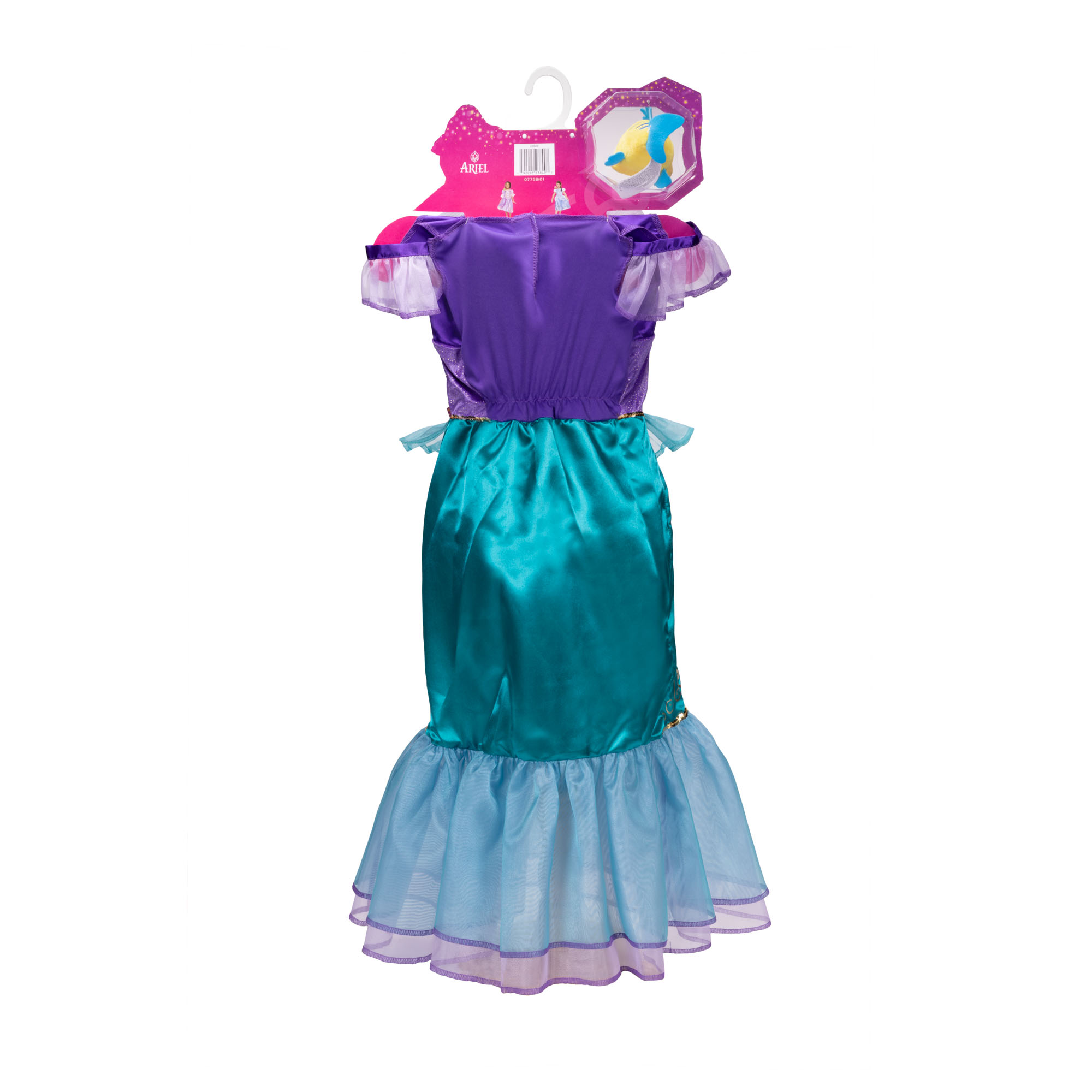 Disney Princess Majestic Ariel Dress & Flounder Figure - Image 3
