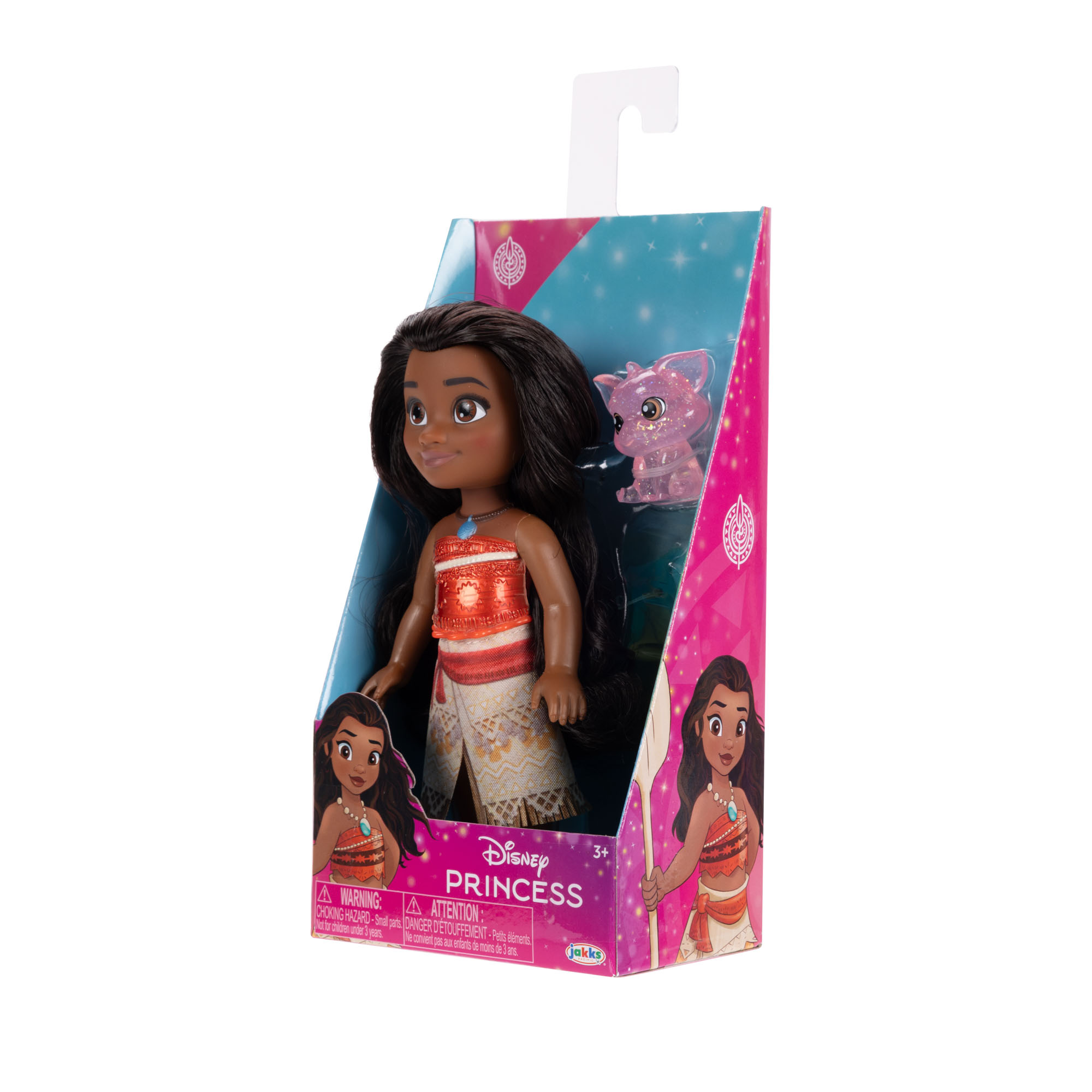 Disney Princess 6" Petite Moana Doll & Pua Figure - Image 7