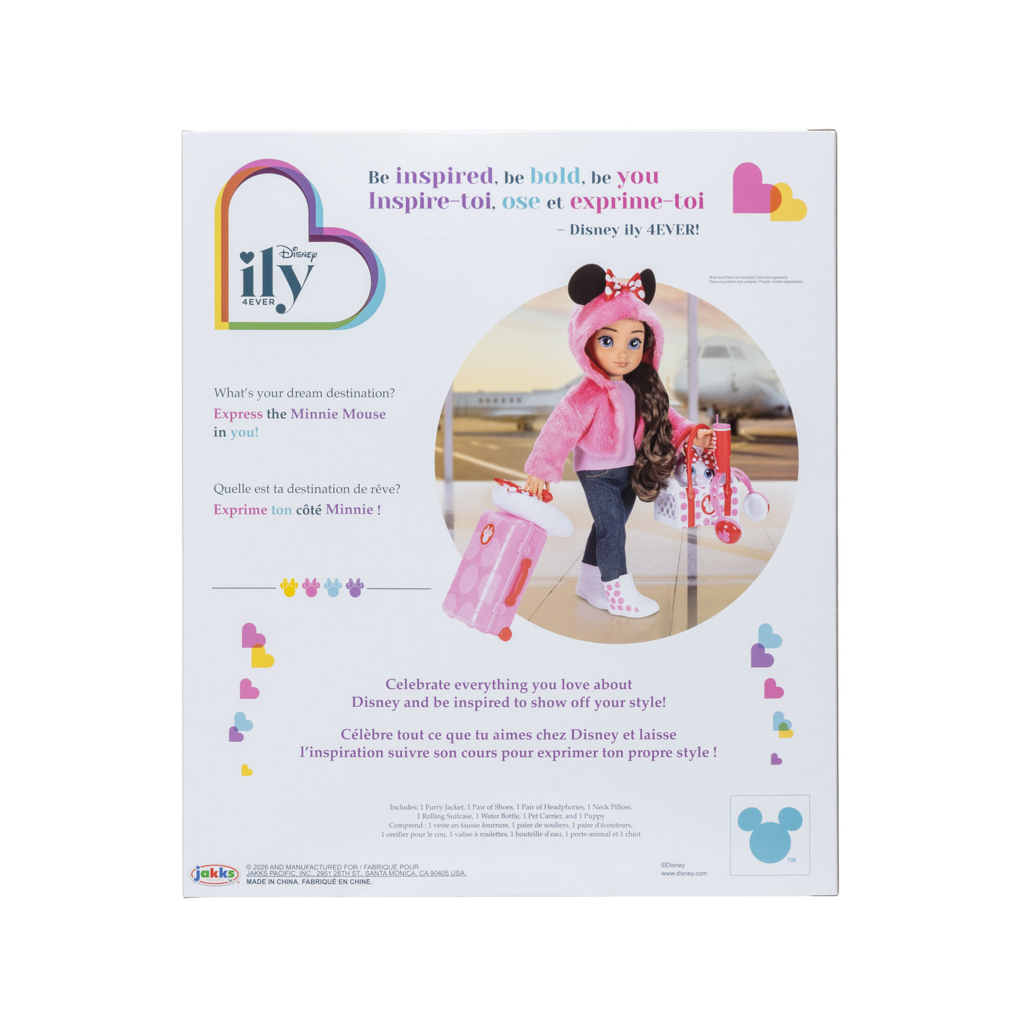 Inspired by Minnie Mouse 18-inch Deluxe Travel Set - Image 9