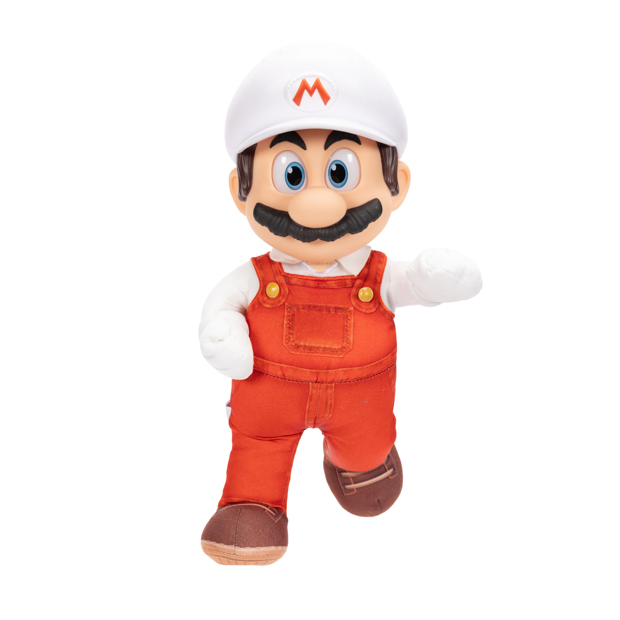 Fire Mario Posable 15-inch Plush