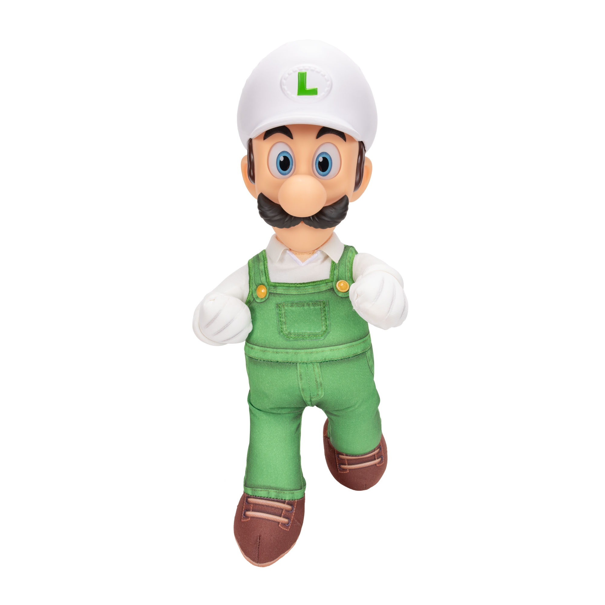 Fire Luigi Posable 15-inch Plush