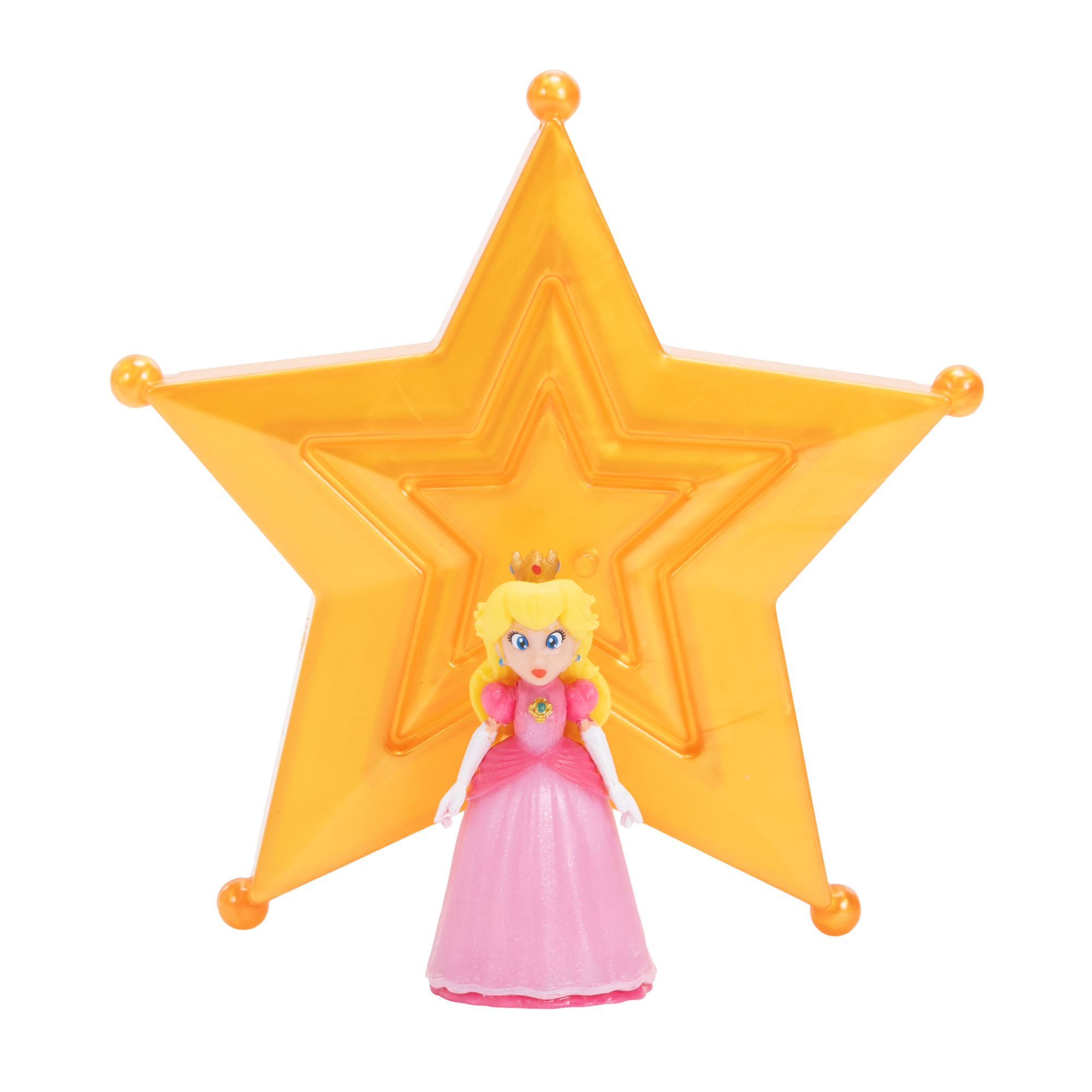 Princess Peach with Star 1.5-inch Figure - Image 2