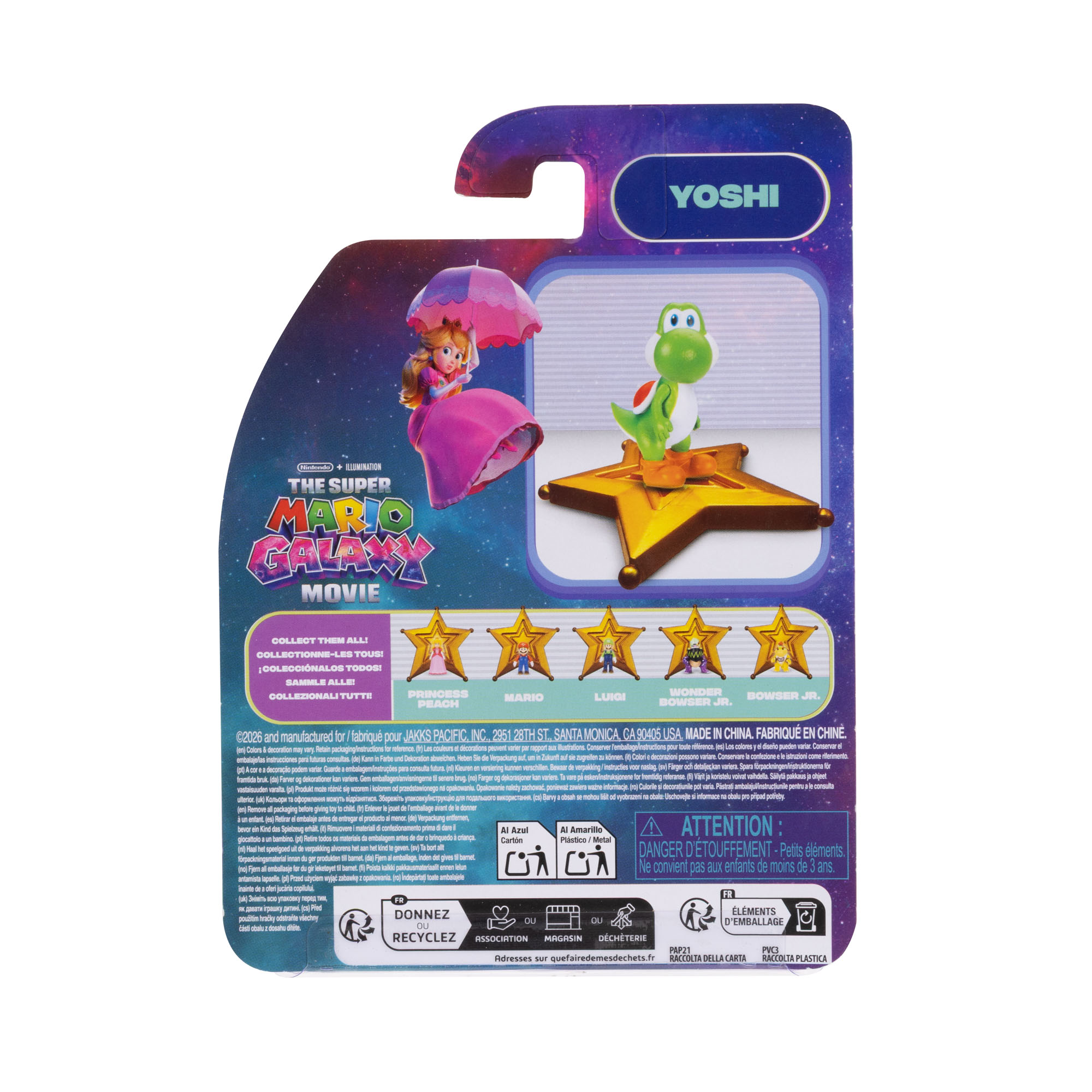 Yoshi with Star 1.5-inch Figure - Image 6