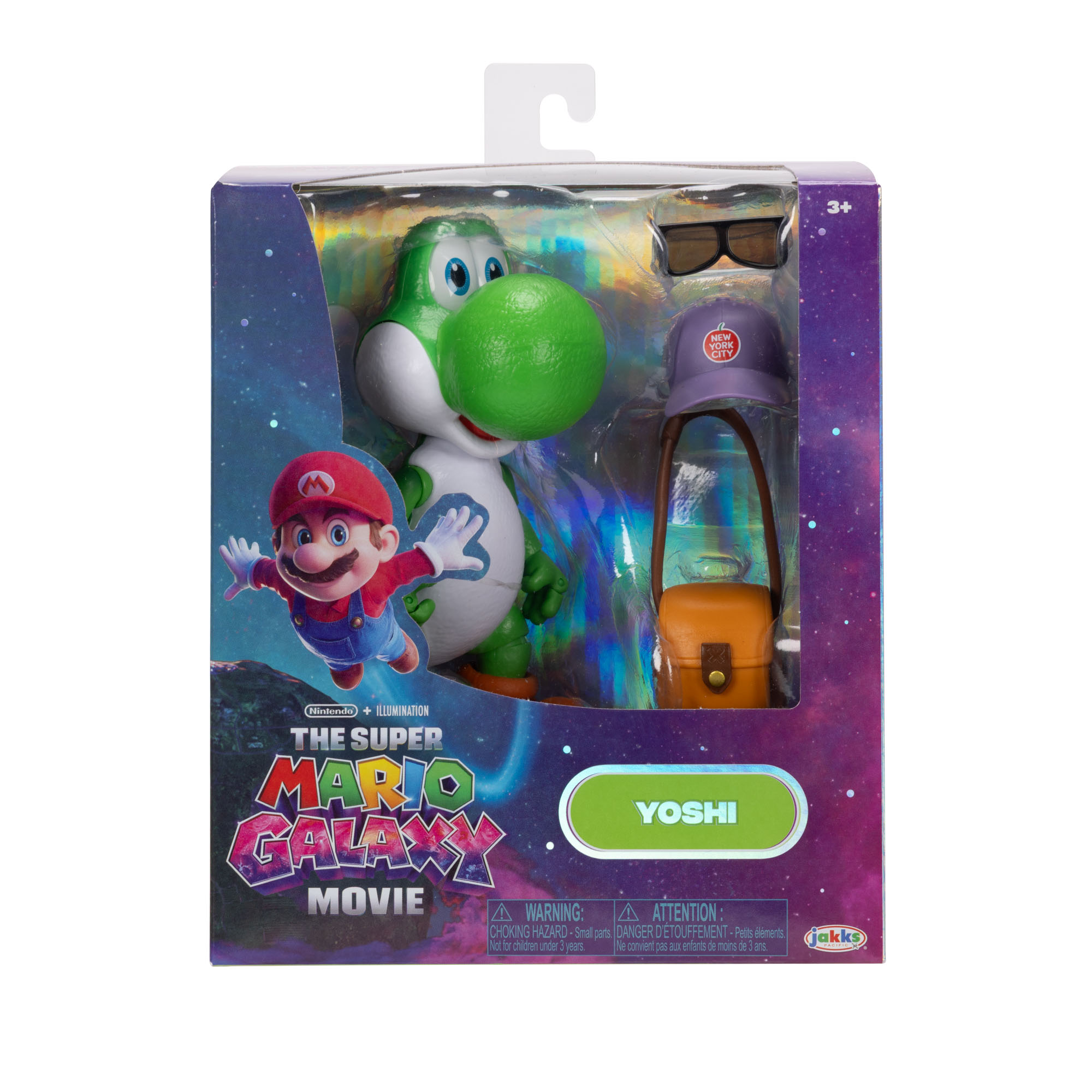 Yoshi with Hat, Sunglasses, and Satchel 5-inch Figure - Image 2