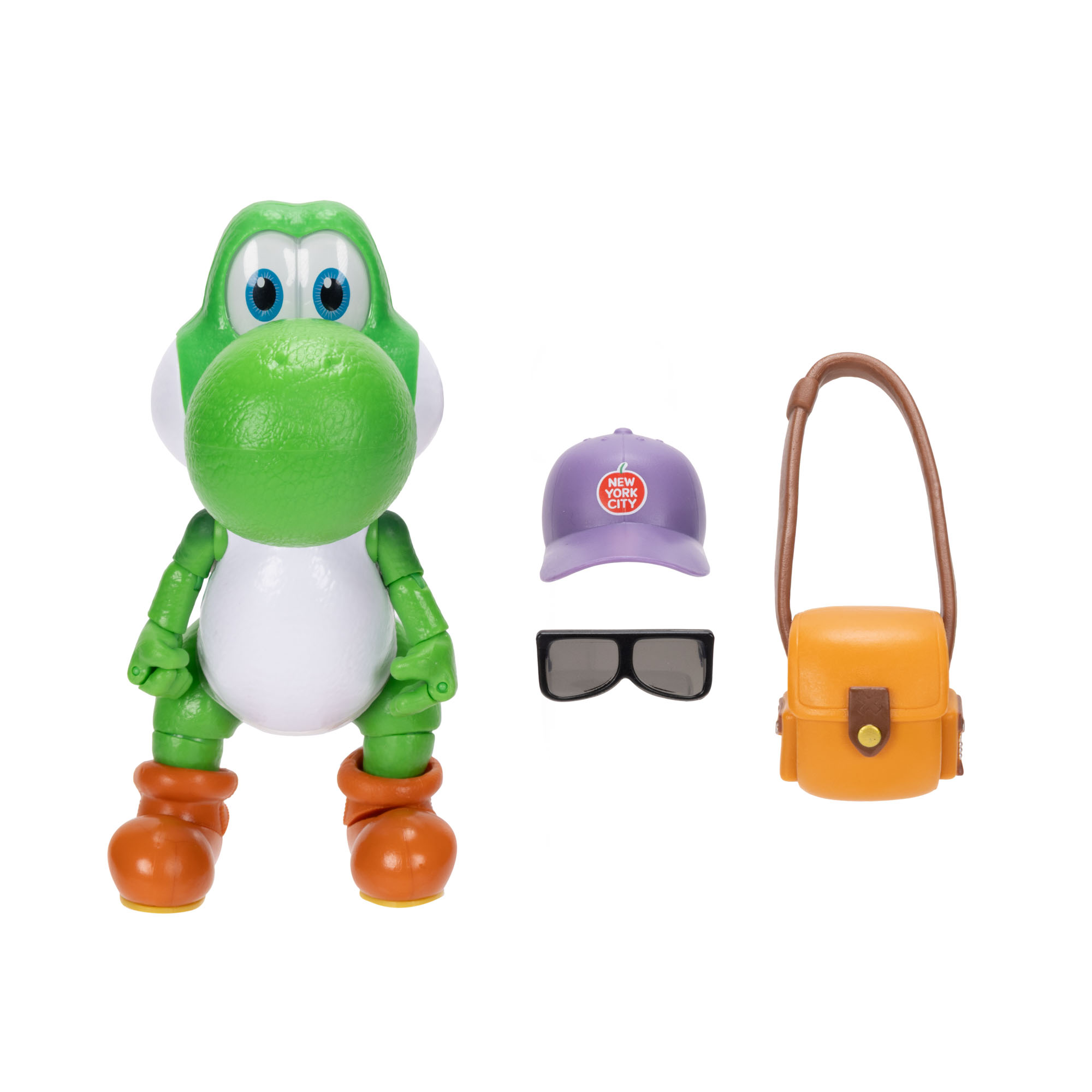Yoshi with Hat, Sunglasses, and Satchel 5-inch Figure - Image 8