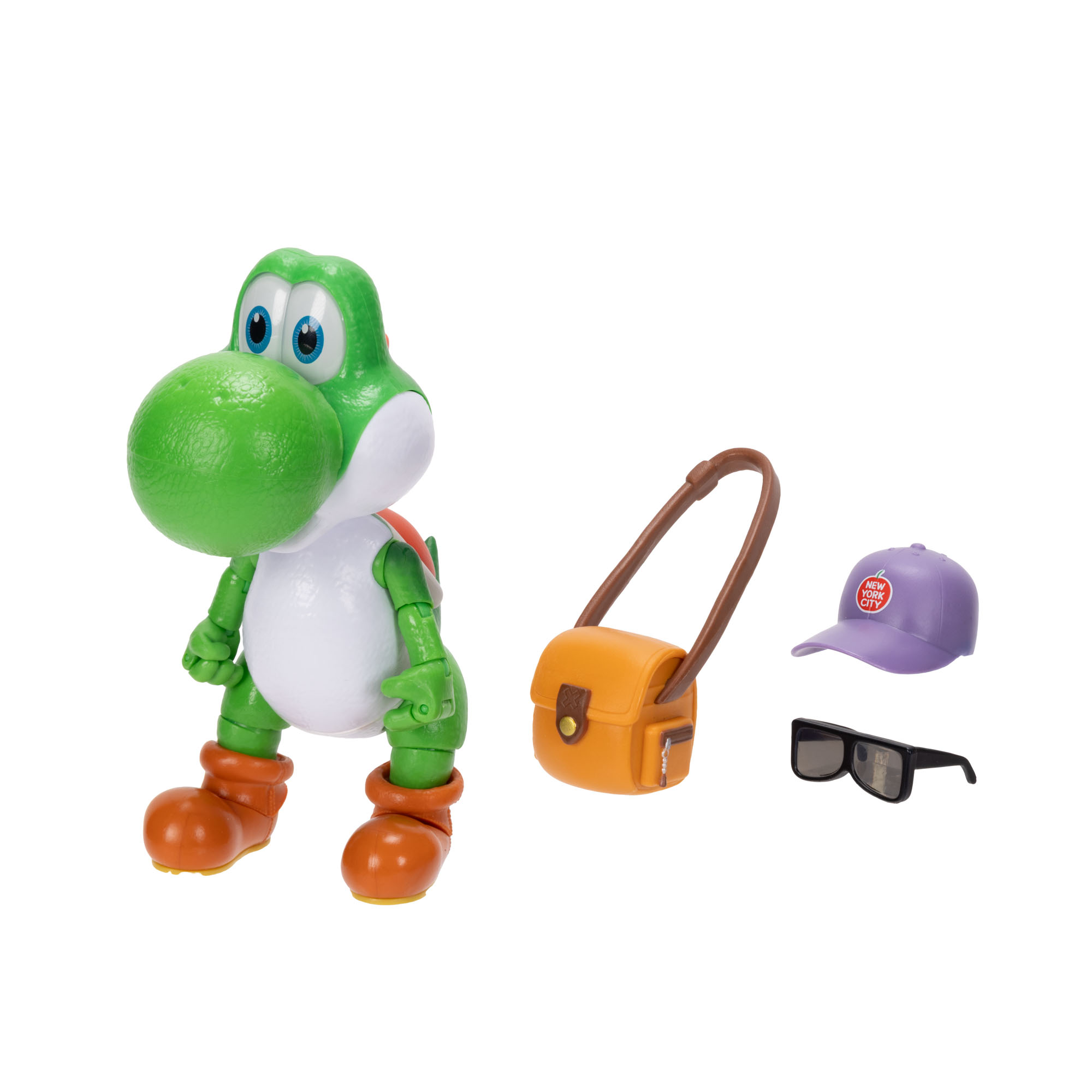 Yoshi with Hat, Sunglasses, and Satchel 5-inch Figure - Image 9