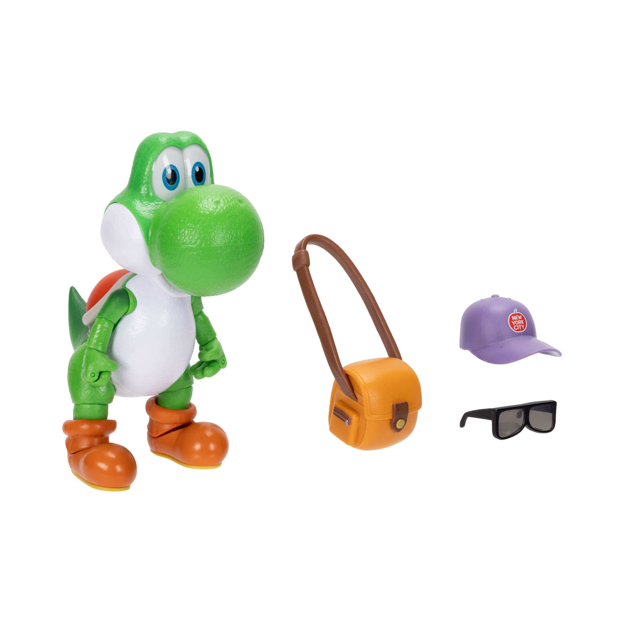 Yoshi with Hat, Sunglasses, and Satchel 5-inch Figure - Image 10