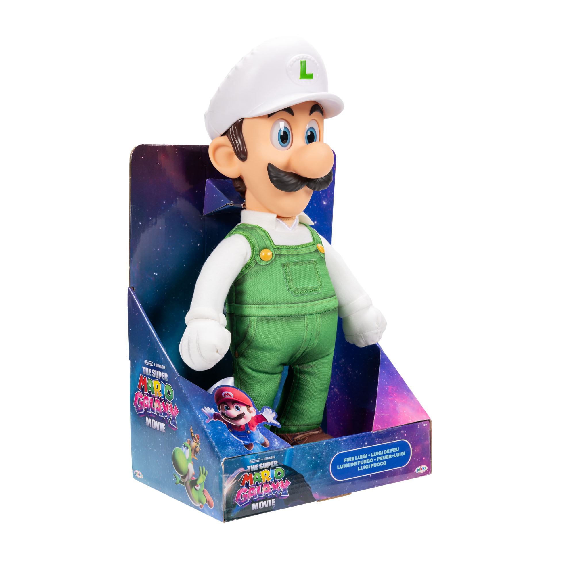 Fire Luigi Posable 15-inch Plush - Image 3