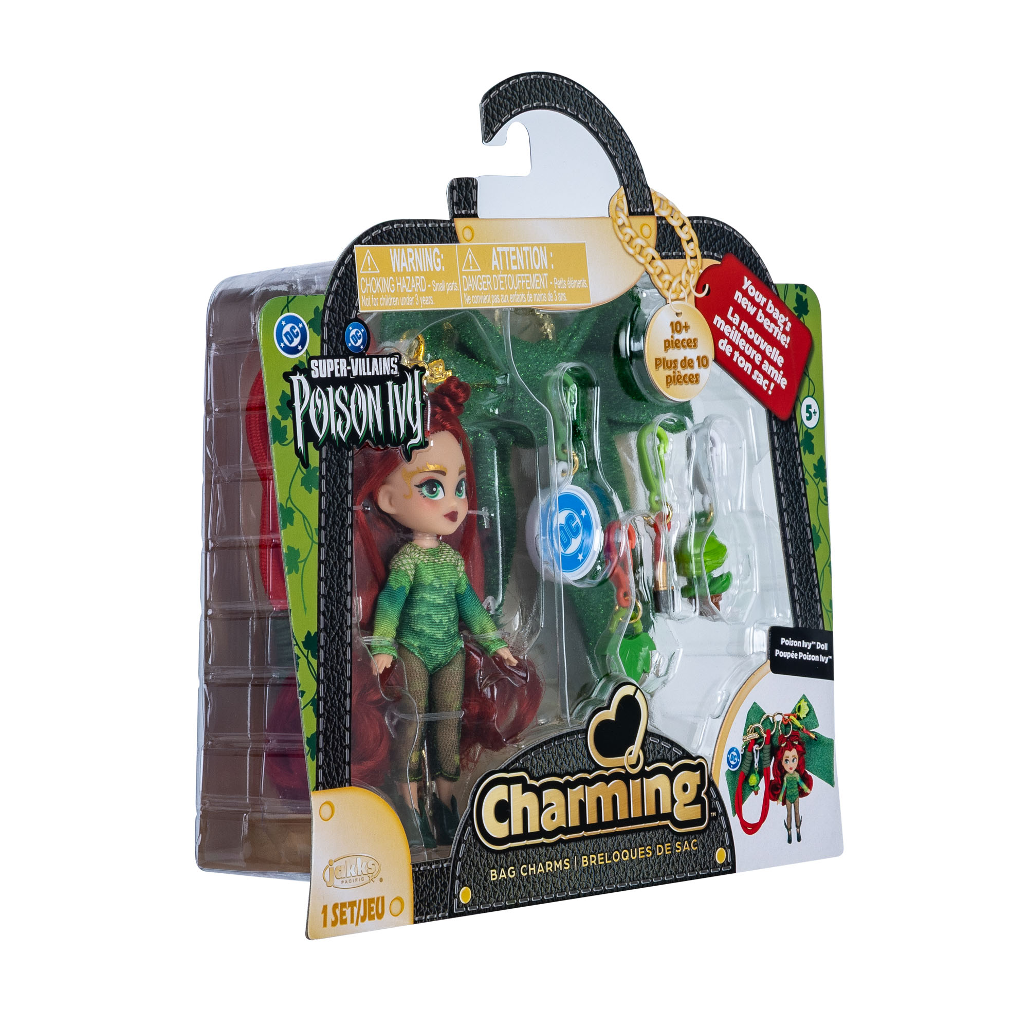 DC Poison Ivy Charming Doll Bag Charm with Accessories - Image 4