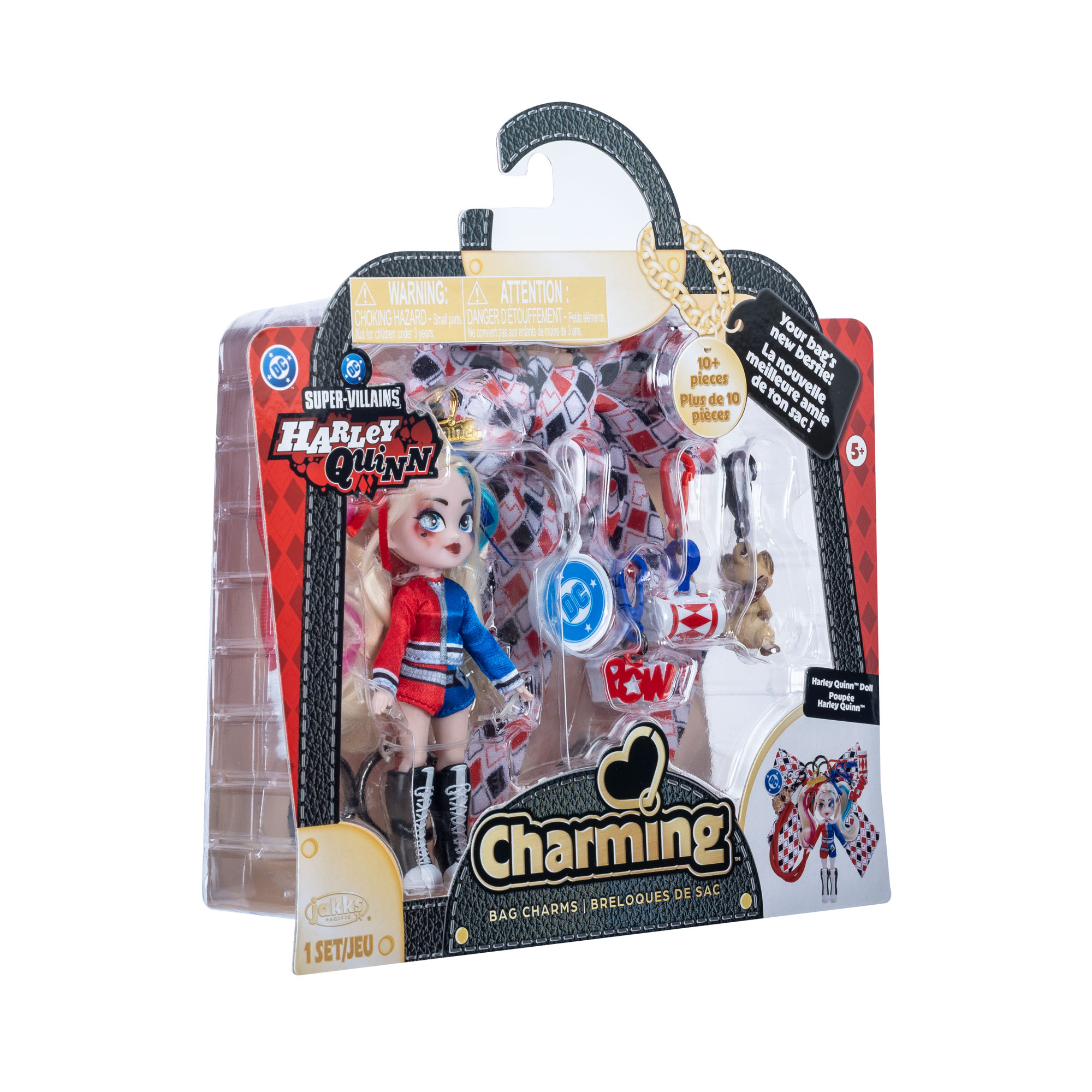 DC Harley Quinn Charming Doll Bag Charm with Accessories - Image 4