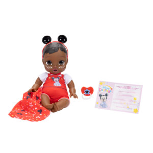 Snuggly Stars Mickey – Dark brown hair, brown eyes