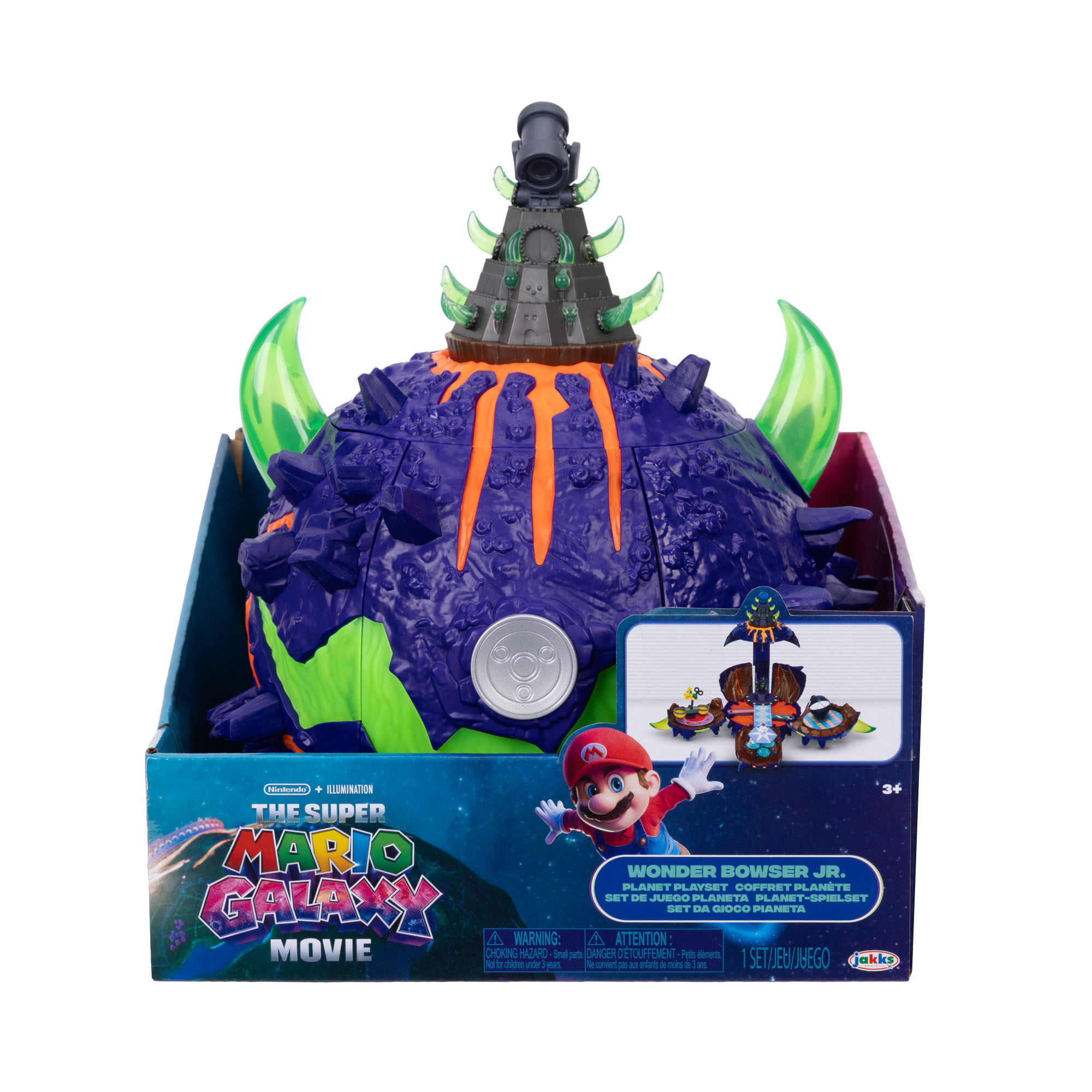 Deluxe Wonder Bowser Jr. Planet Playset - Image 2