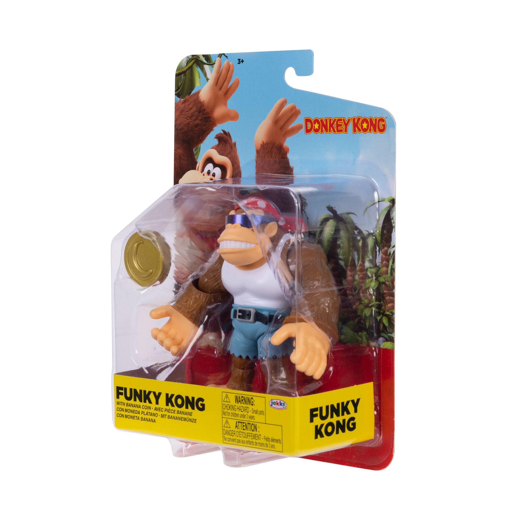 Funky Kong 4-inch Figure with Banana Coin - Image 3