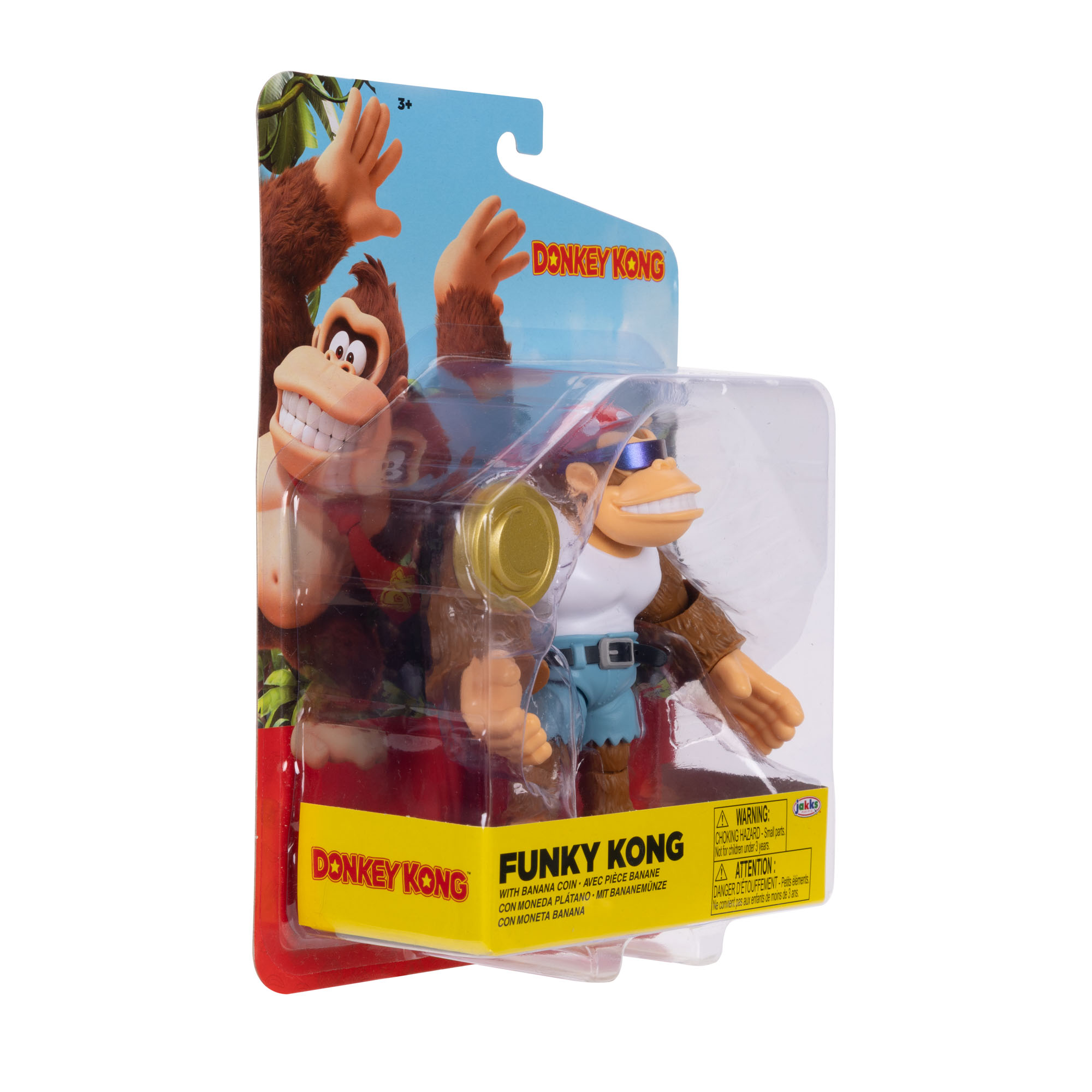 Funky Kong 4-inch Figure with Banana Coin - Image 4