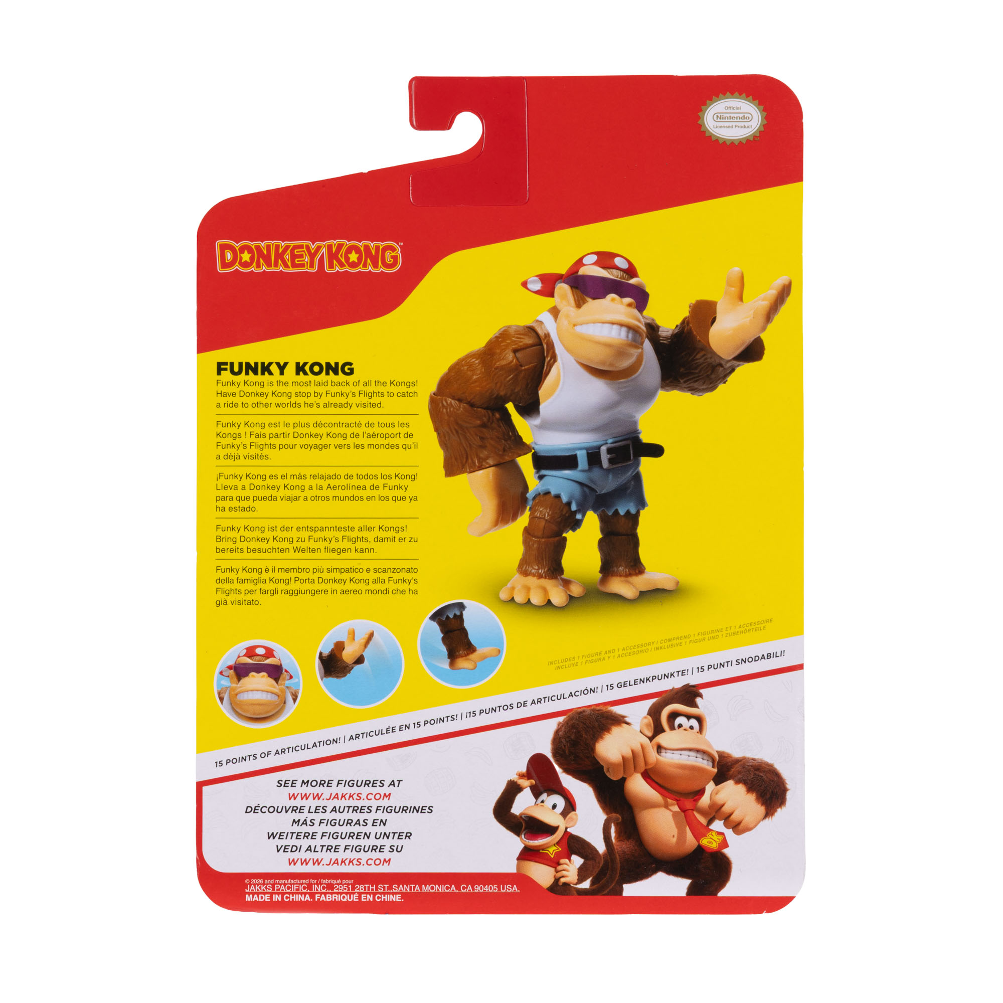 Funky Kong 4-inch Figure with Banana Coin - Image 5