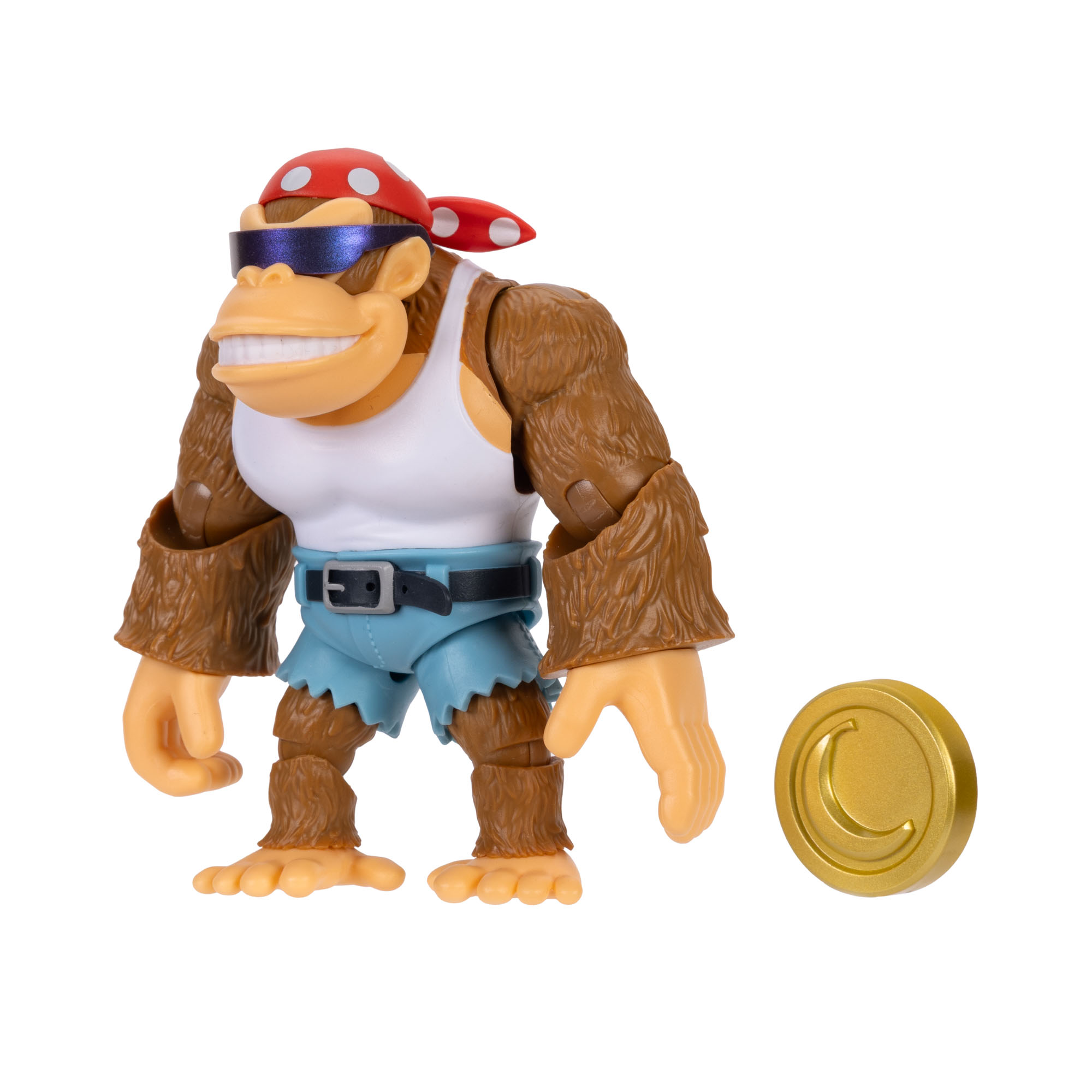 Funky Kong 4-inch Figure with Banana Coin - Image 6