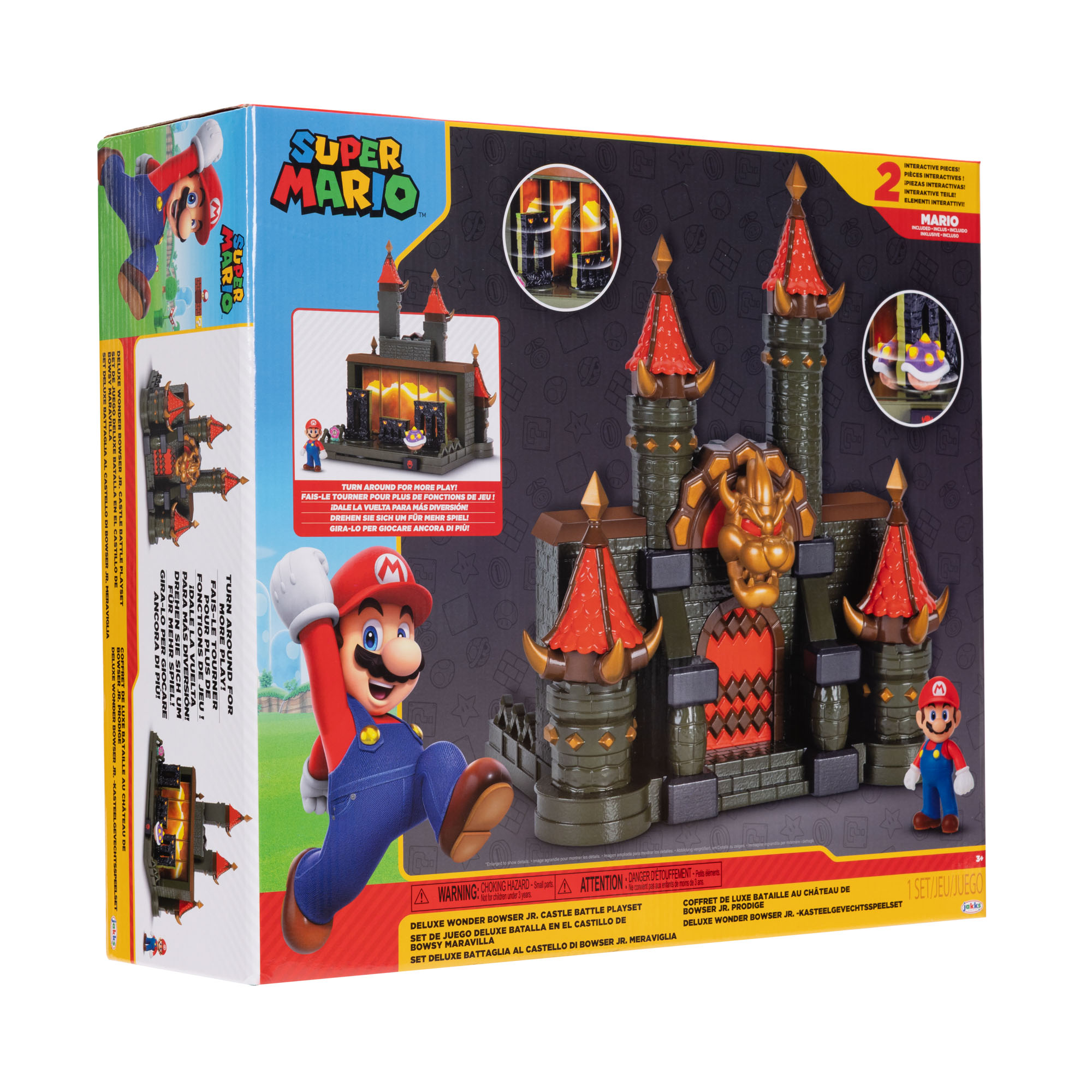 Deluxe Wonder Bowser Jr. Castle Battle Playset - Image 10