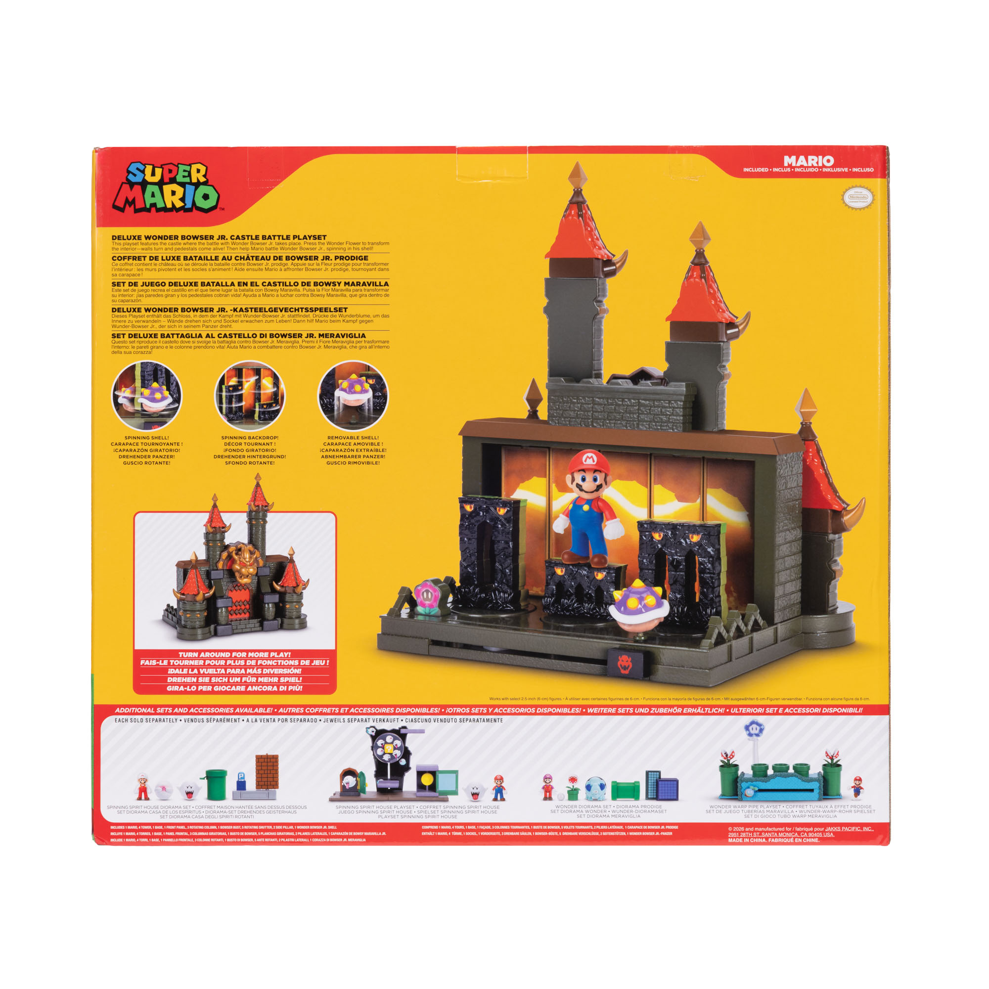 Deluxe Wonder Bowser Jr. Castle Battle Playset - Image 9
