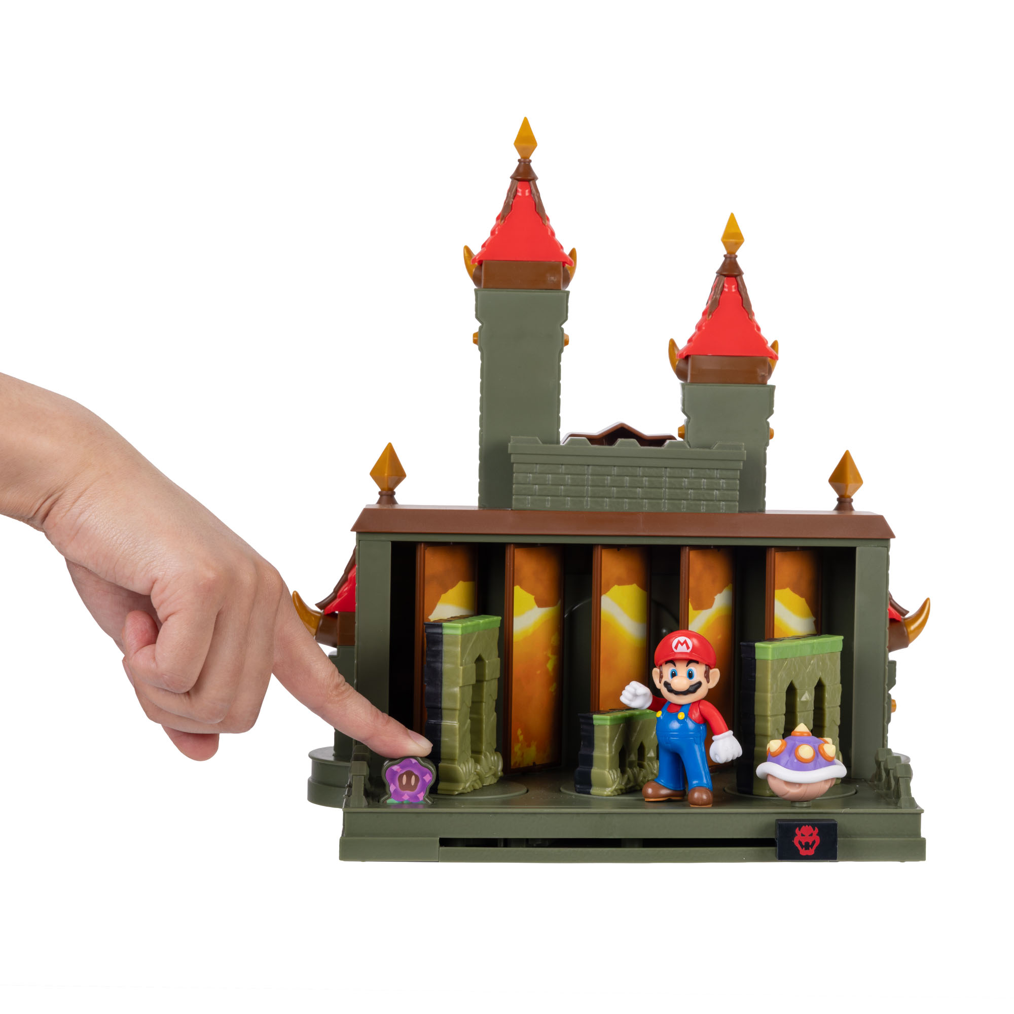 Deluxe Wonder Bowser Jr. Castle Battle Playset - Image 4