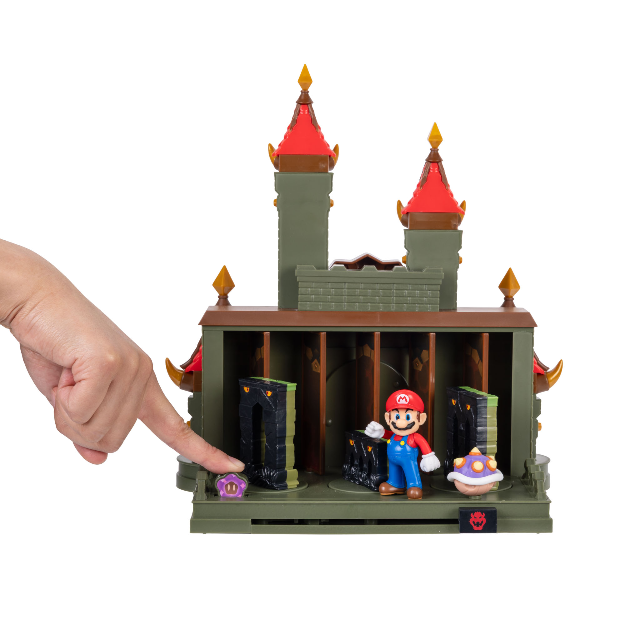 Deluxe Wonder Bowser Jr. Castle Battle Playset - Image 3