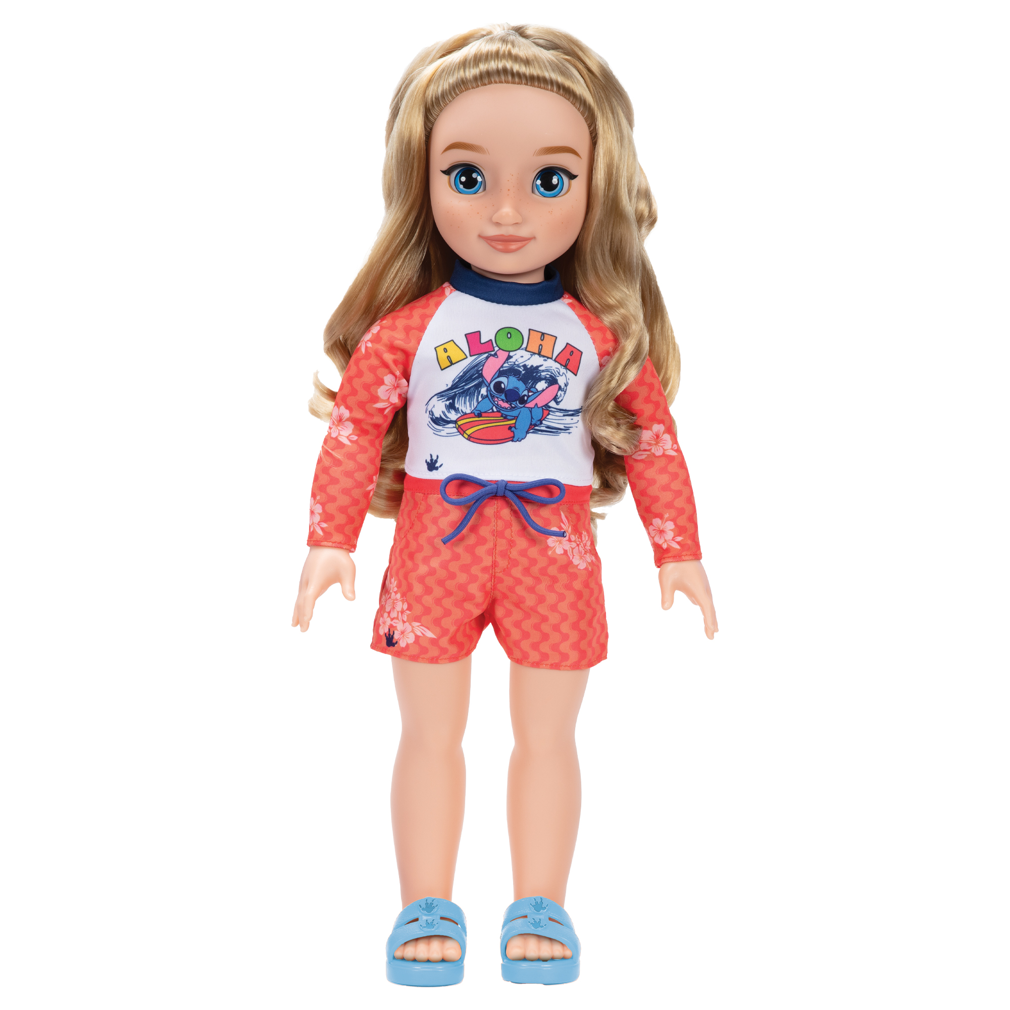 Inspired by Stitch 18-inch Doll with Puppy Beach Set - Image 11