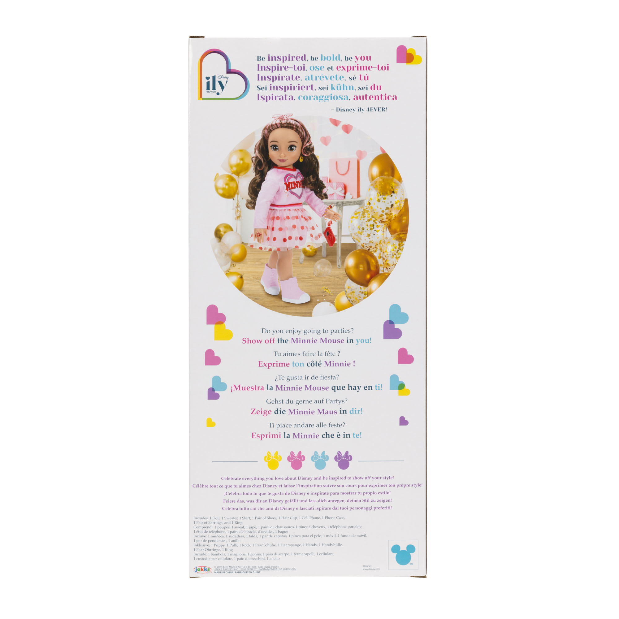 Inspired by Minnie Mouse 18-inch Doll with Pink Sweatshirt - Image 5