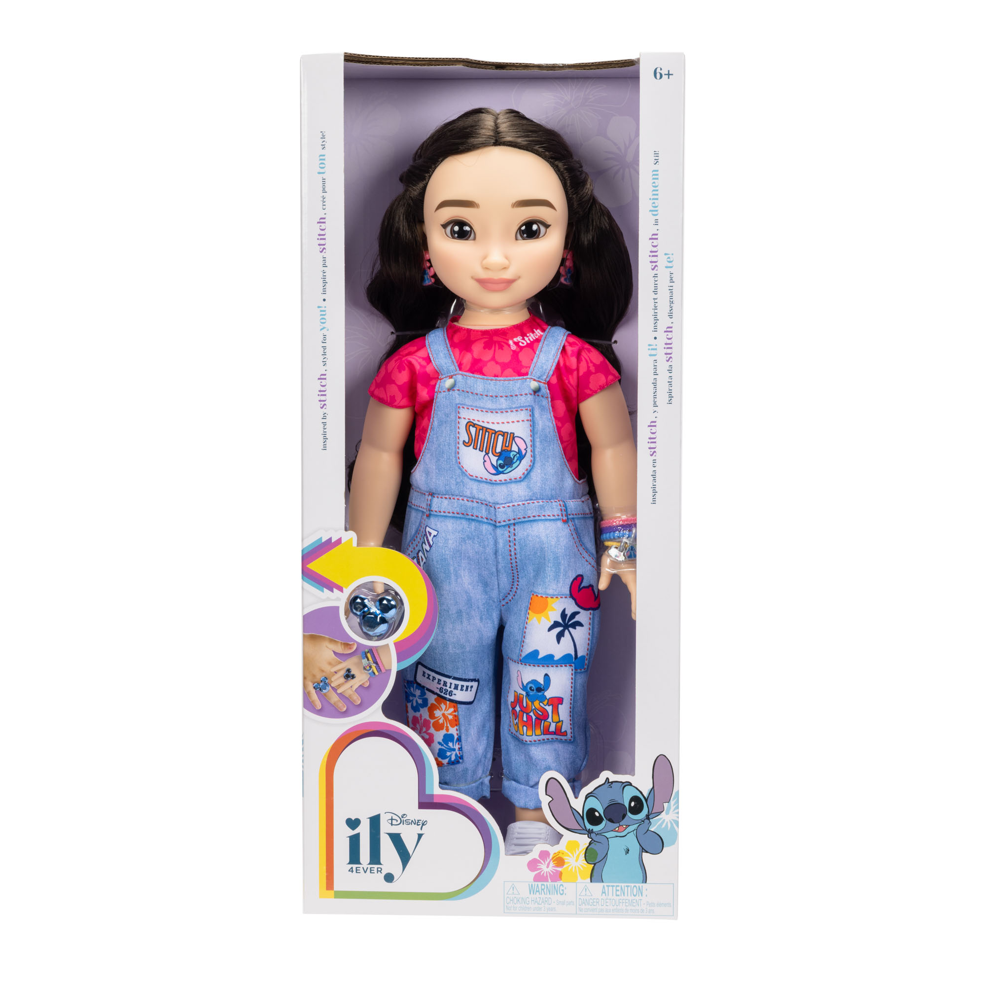 Inspired by Stitch 18-inch Doll with Overalls - Image 2