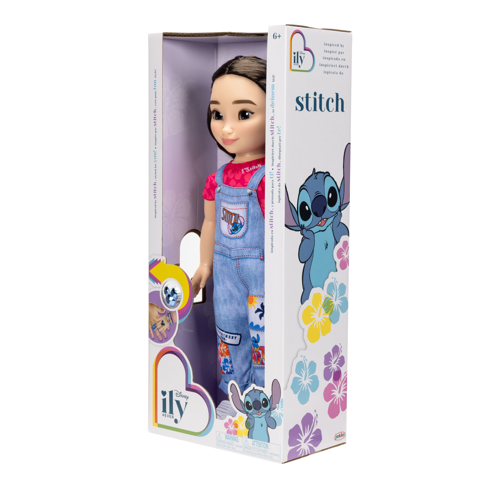 Inspired by Stitch 18-inch Doll with Overalls - Image 3
