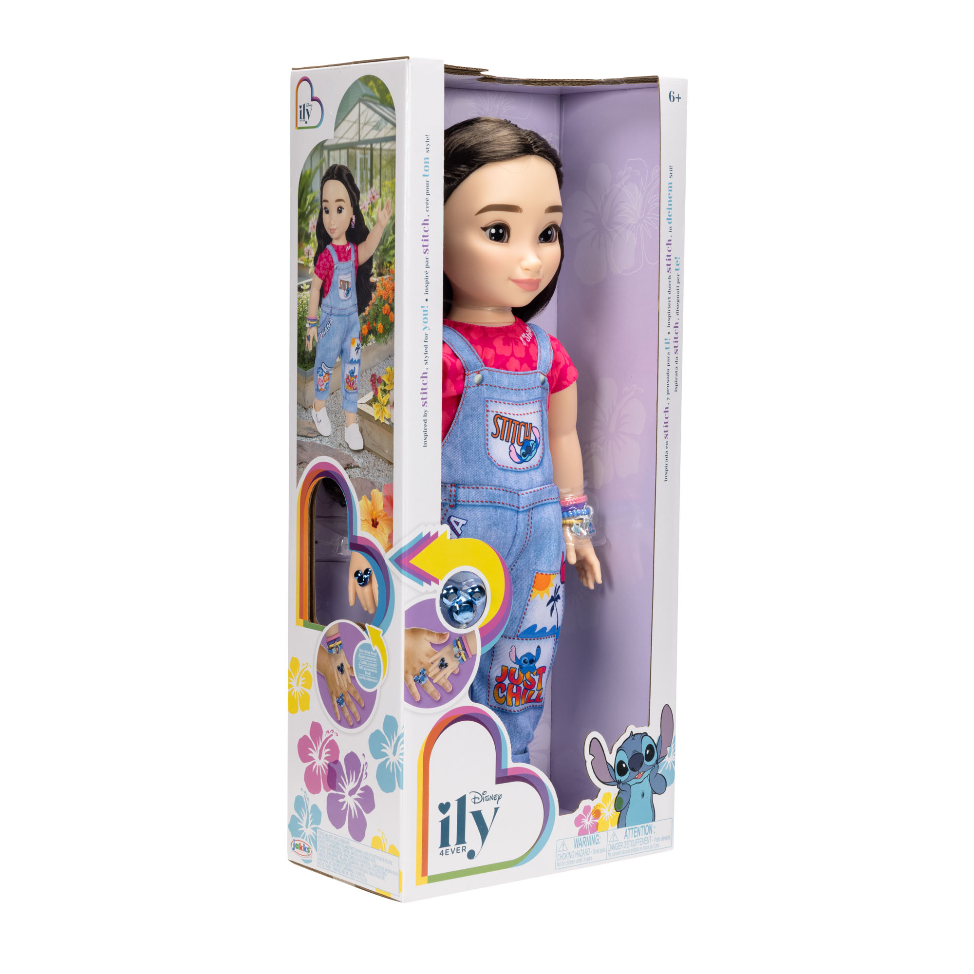 Inspired by Stitch 18-inch Doll with Overalls - Image 4