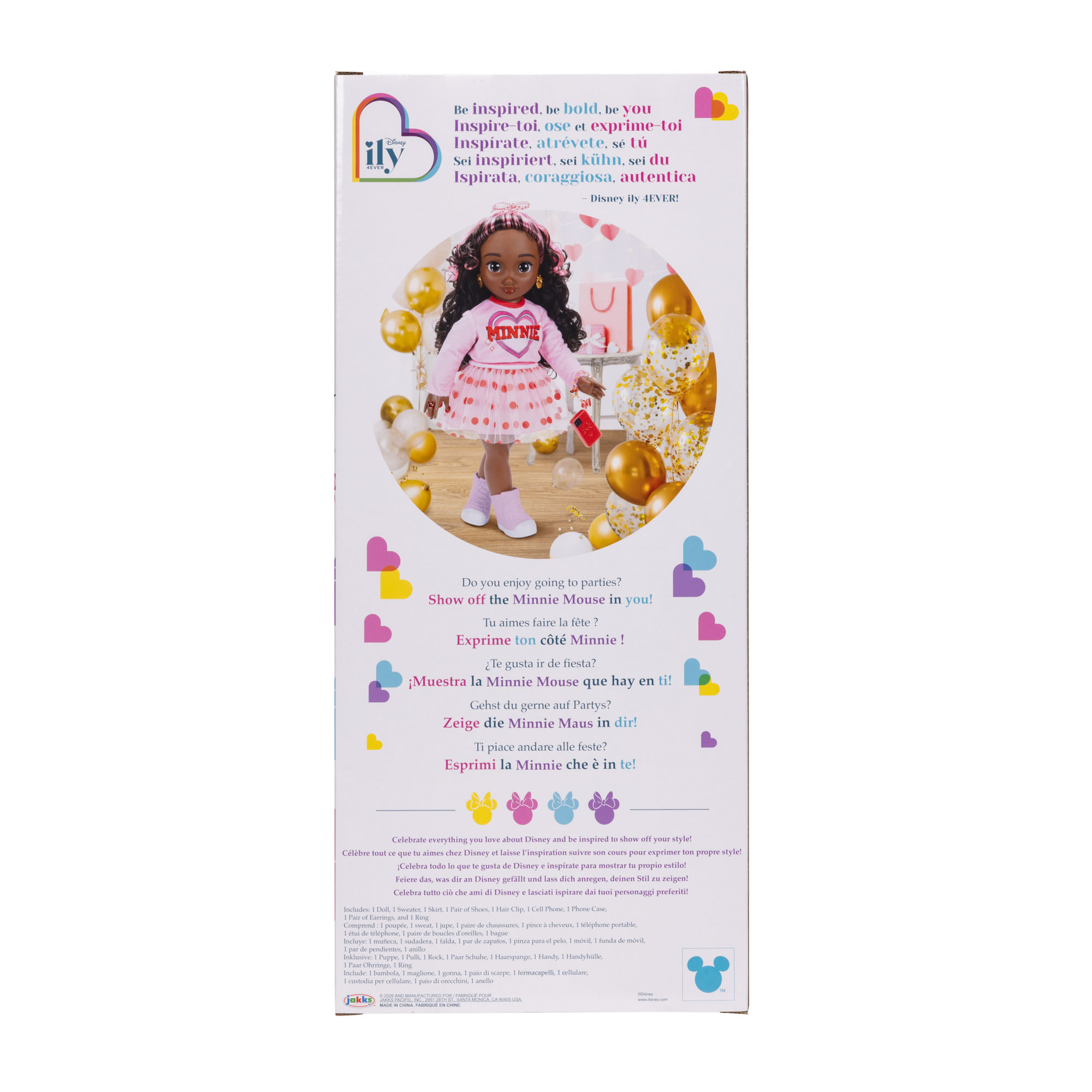 Inspired by Minnie Mouse 18-inch Doll with Pink Sweatshirt - Image 5