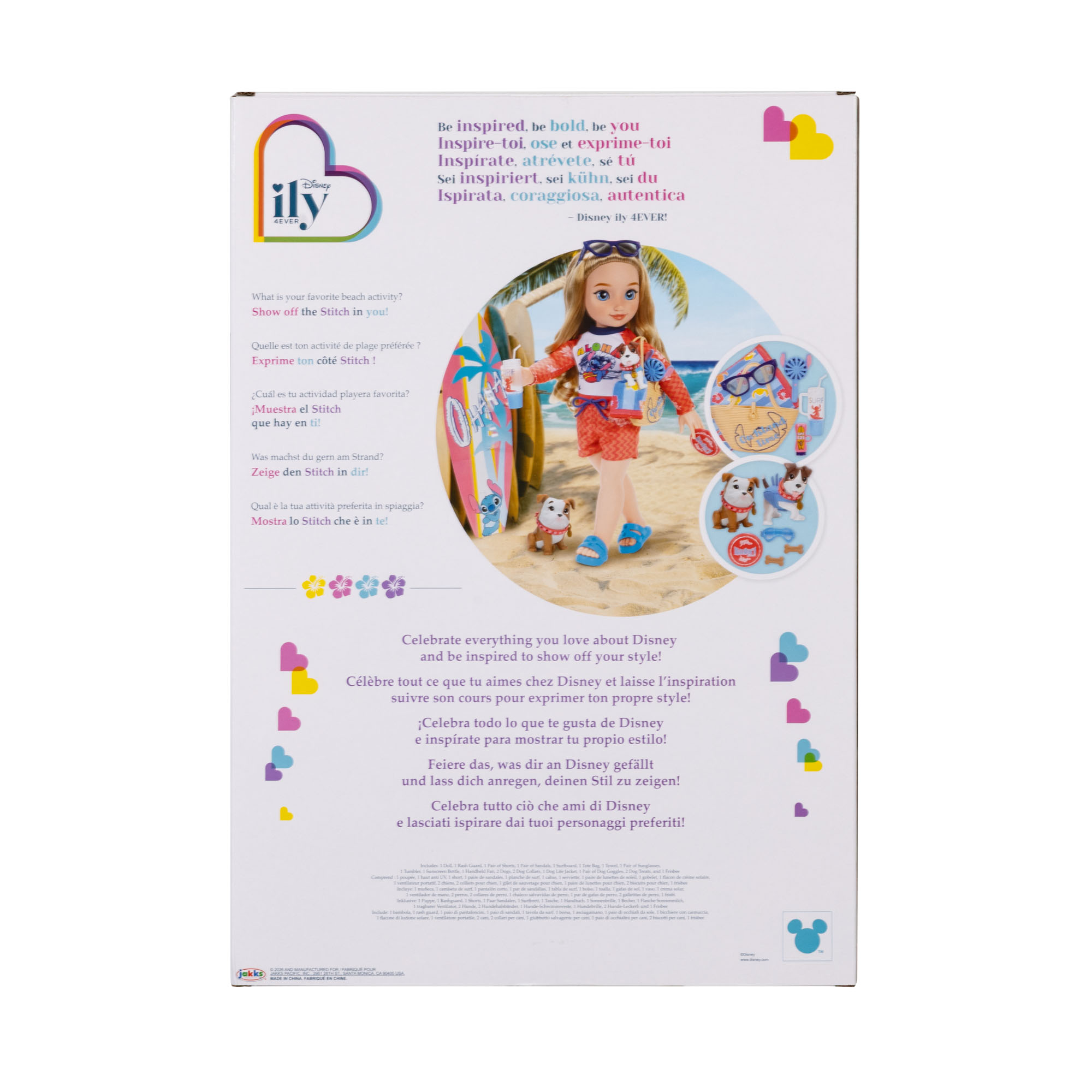 Inspired by Stitch 18-inch Doll with Puppy Beach Set - Image 6