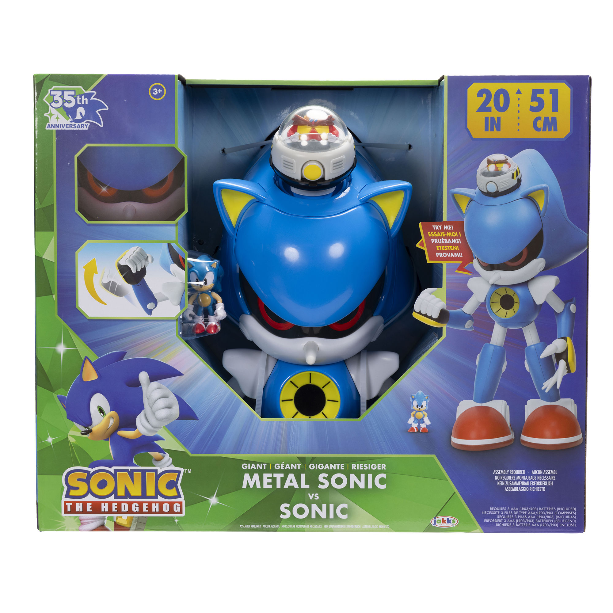 Giant Metal Sonic vs Sonic Playset - Image 12