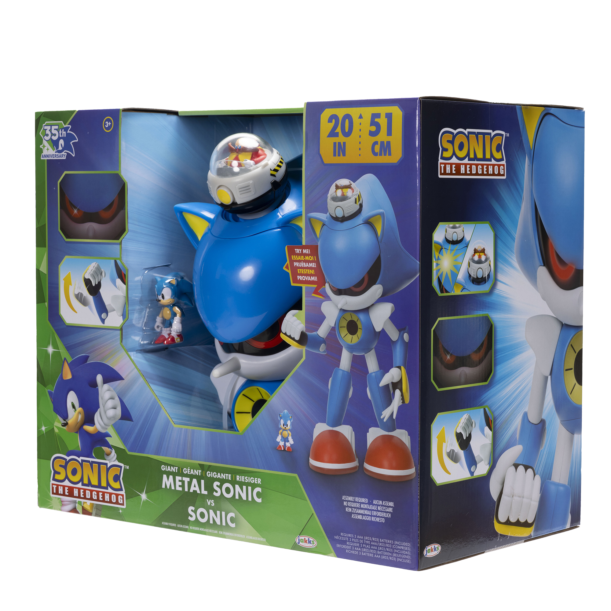 Giant Metal Sonic vs Sonic Playset - Image 2