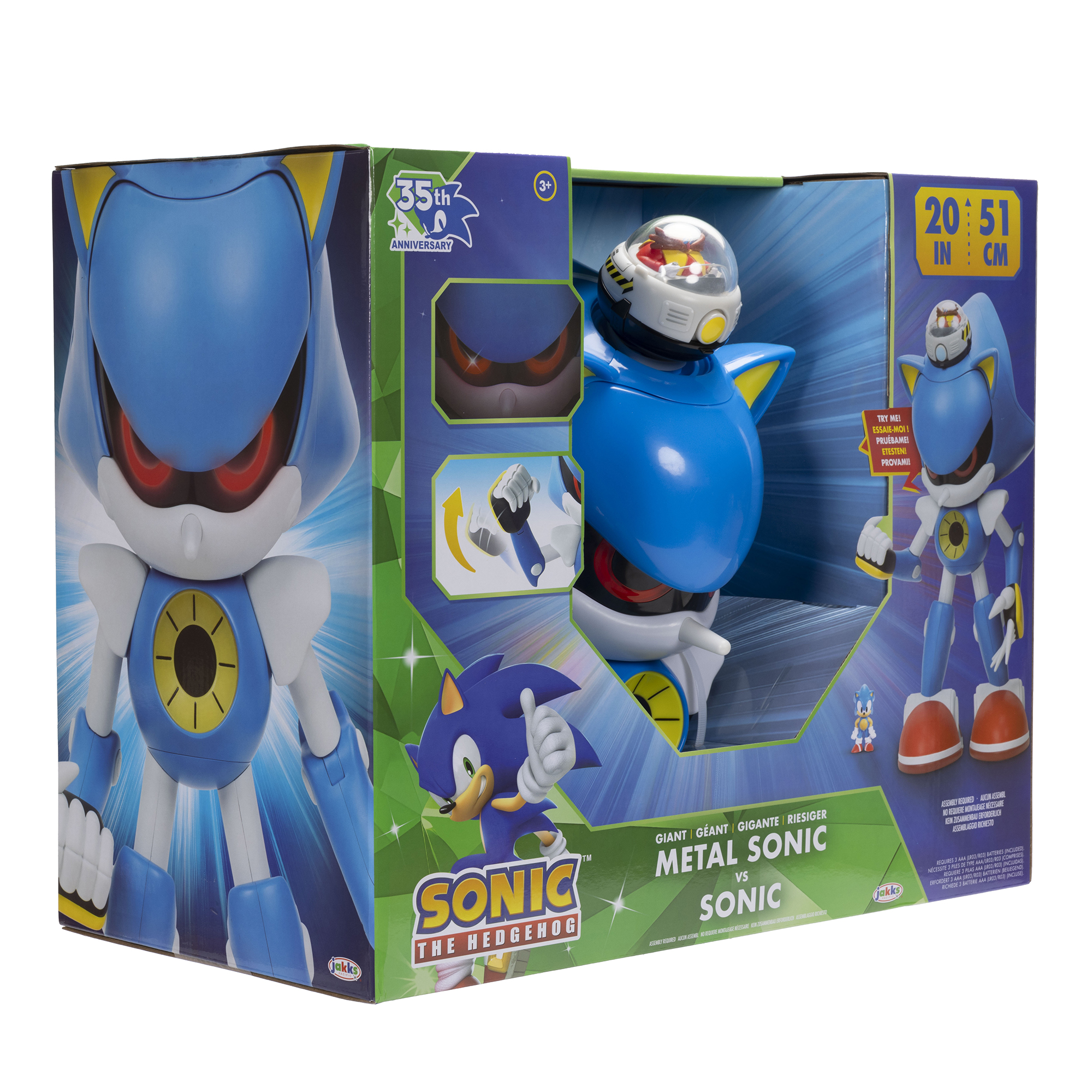 Giant Metal Sonic vs Sonic Playset - Image 3