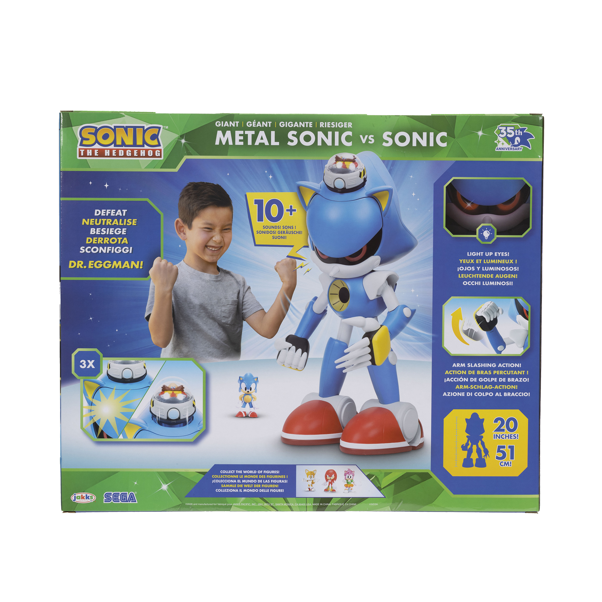 Giant Metal Sonic vs Sonic Playset - Image 4