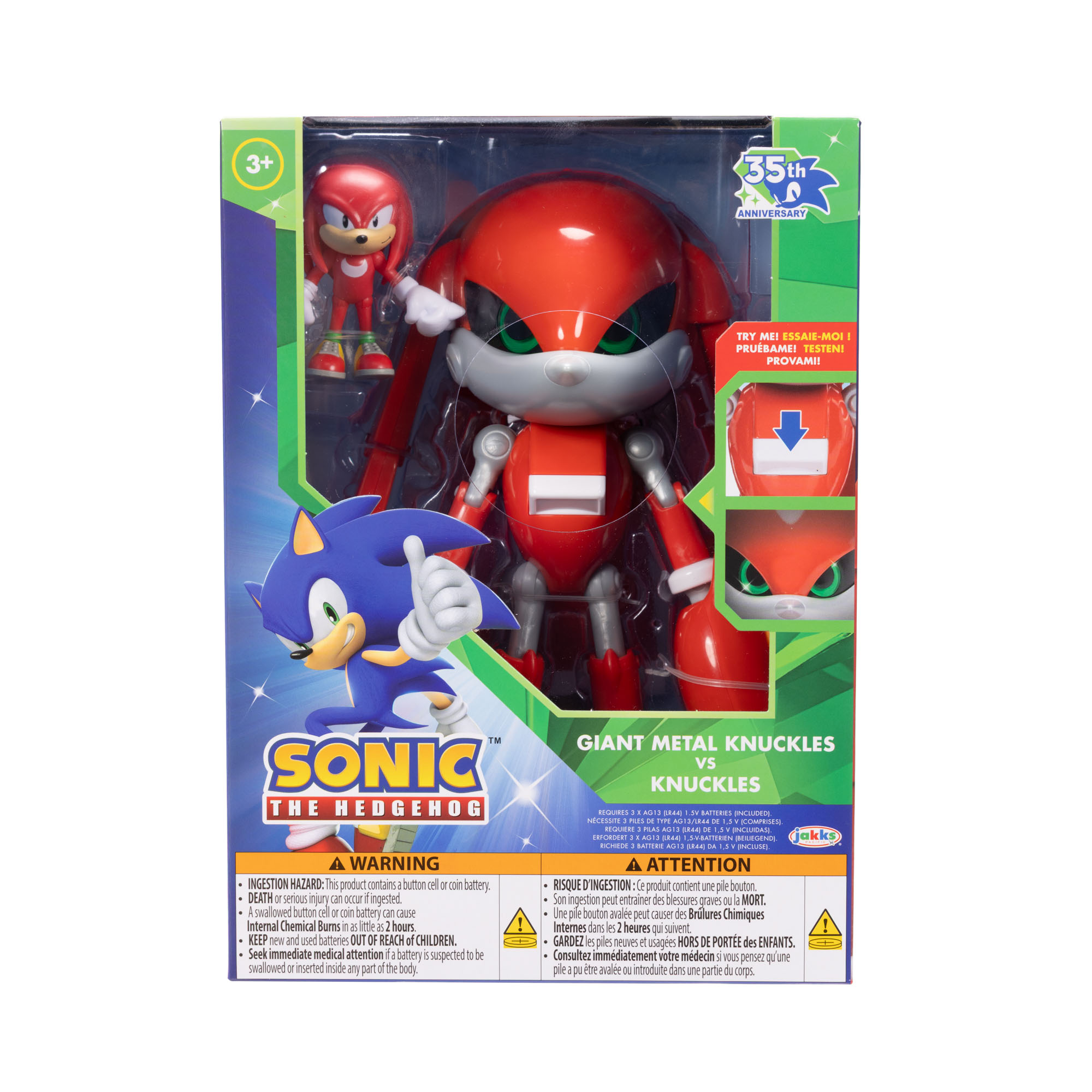 Giant Metal Knuckles vs Knuckles 8-inch Action Figure - Image 13